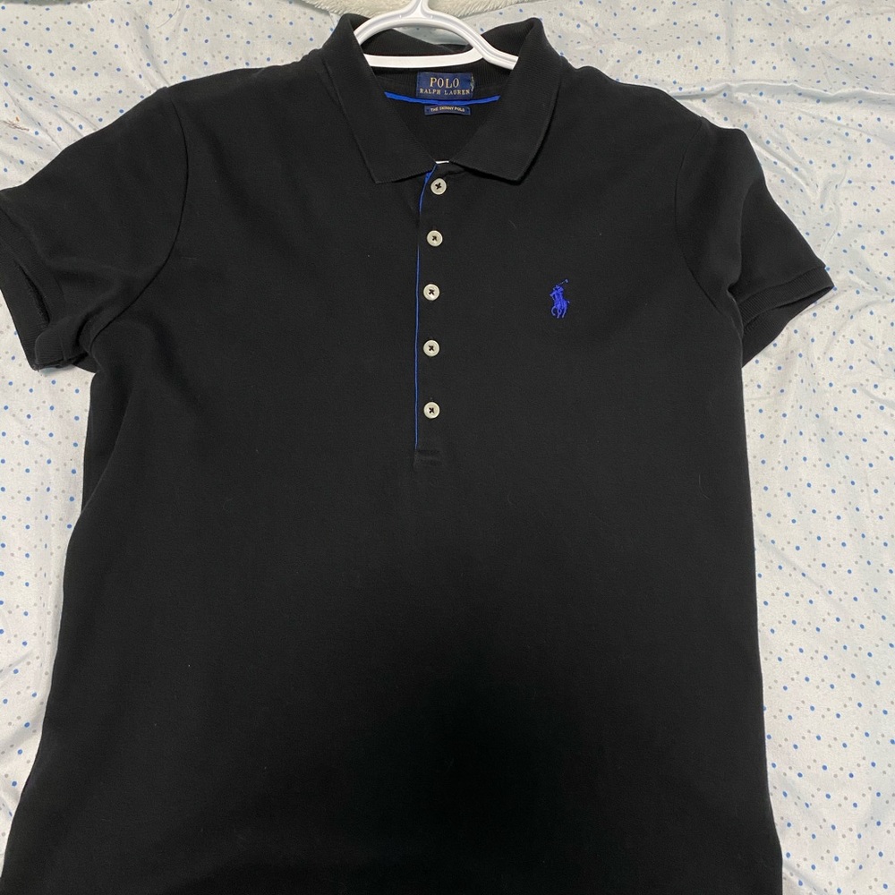 Men’s Ralph Lauren Black And Blue Polo